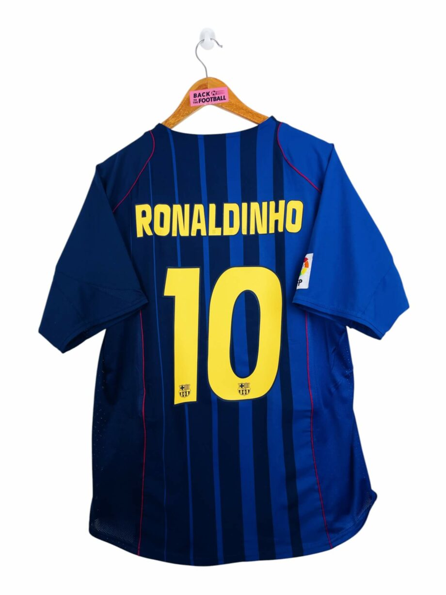 maillot vintage extérieur Barcelone 2004/2006 floqué Ronaldinho #10