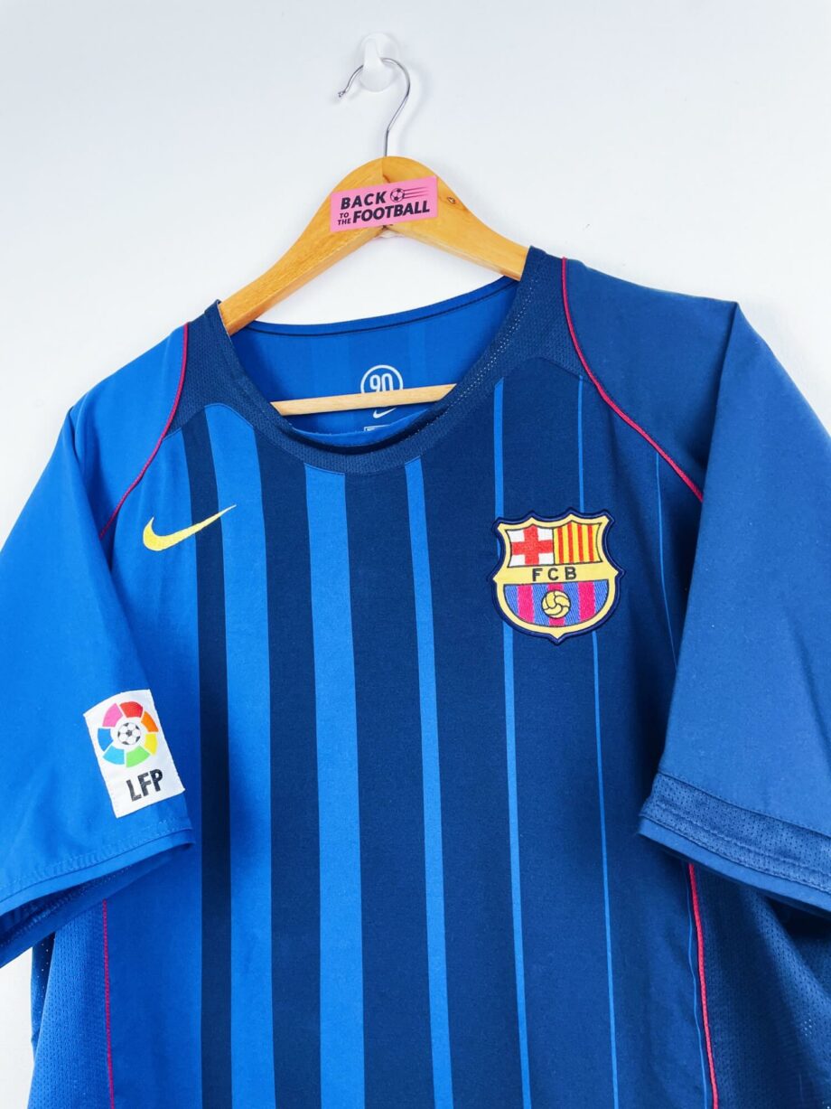 maillot vintage extérieur Barcelone 2004/2006 floqué Ronaldinho #10