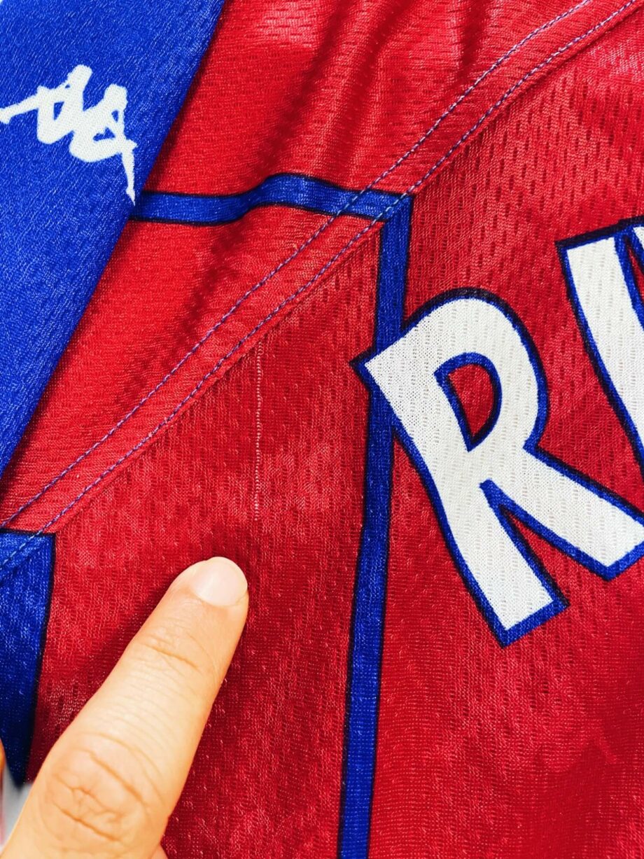 maillot vintage domicile FC Barcelone 1997/1998 floqué Rivaldo #11 issu du stock pro (player issue)