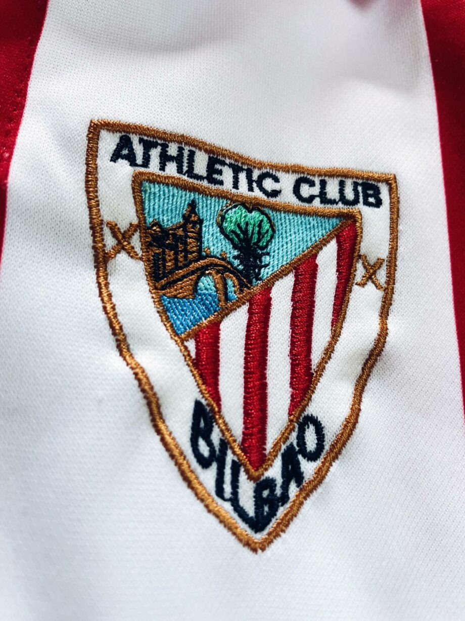 maillot vintage domicile Athletic Bilbao 1998/1999 manches longues issu du stock pro (player issue)