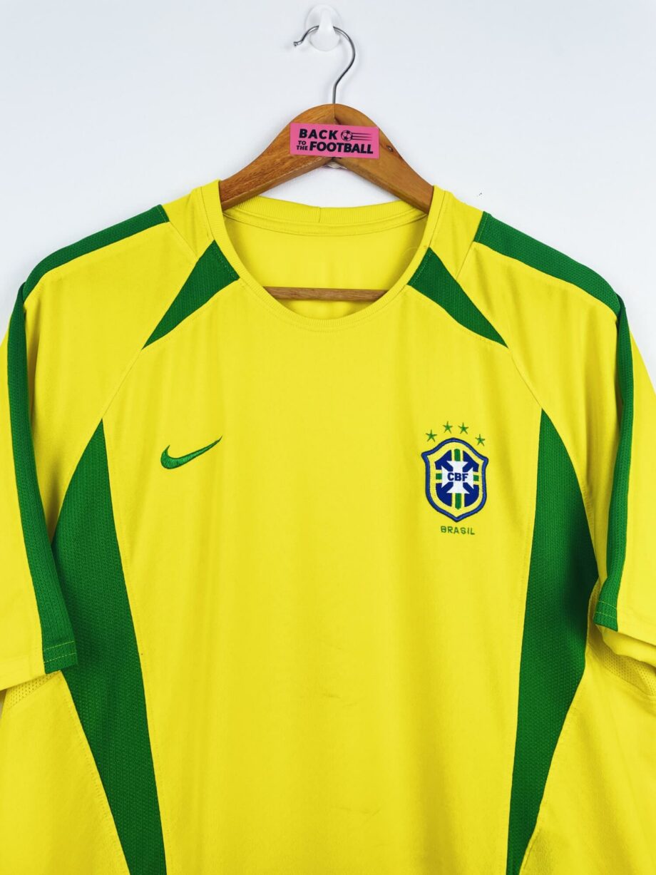 maillot vintage domicile Brésil 2002