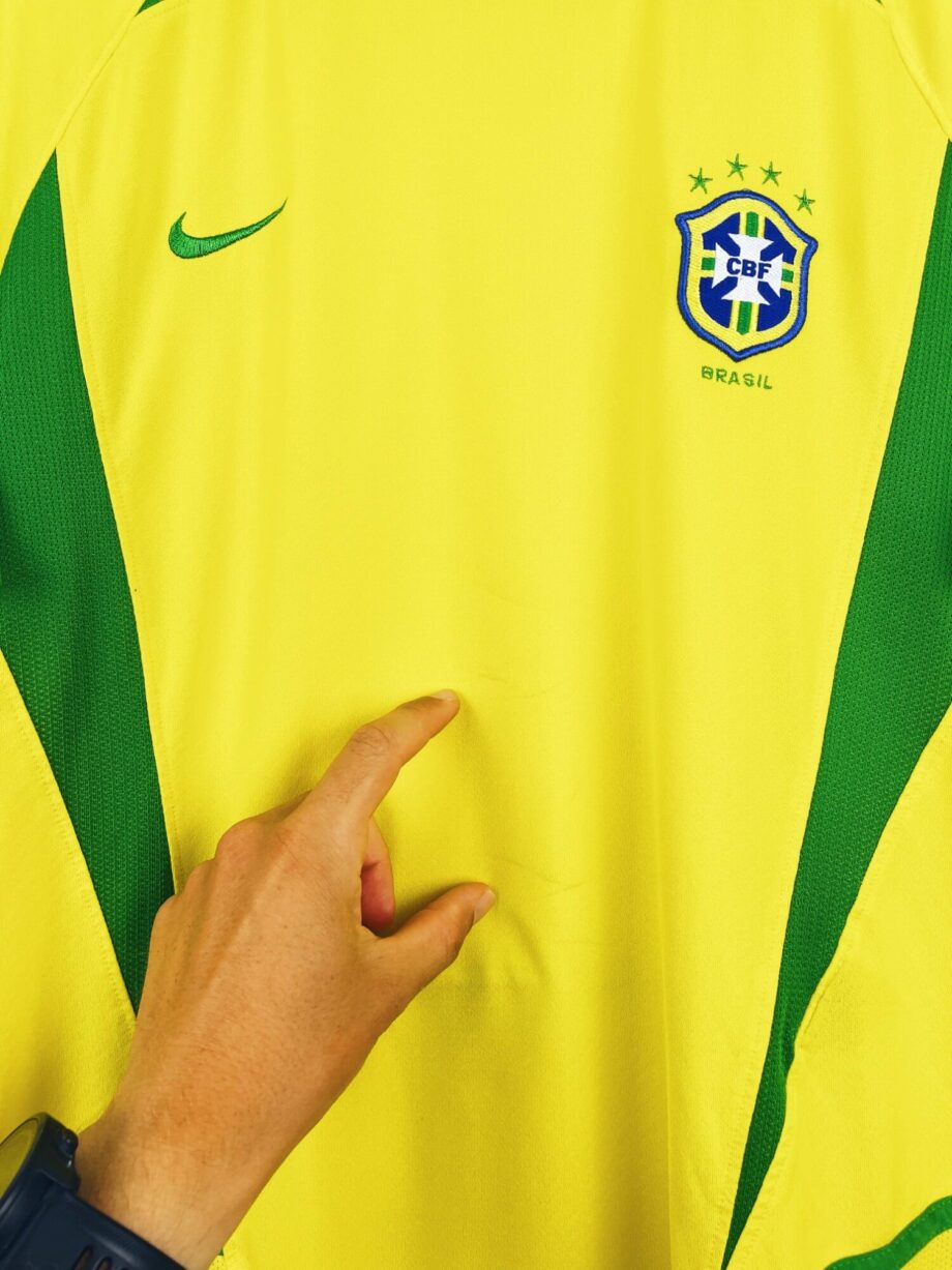 maillot vintage domicile Brésil 2002