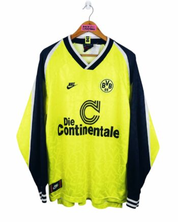 maillot vintage domicile Borussia Dortmund 1995/1996 manches longues