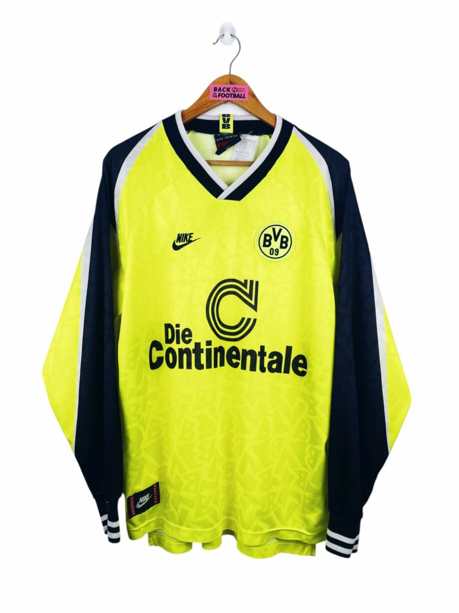 maillot vintage domicile Borussia Dortmund 1995/1996 manches longues