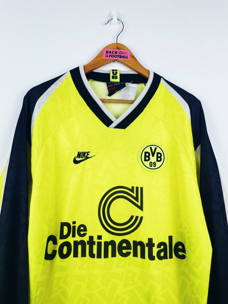 maillot vintage domicile Borussia Dortmund 1995/1996 manches longues
