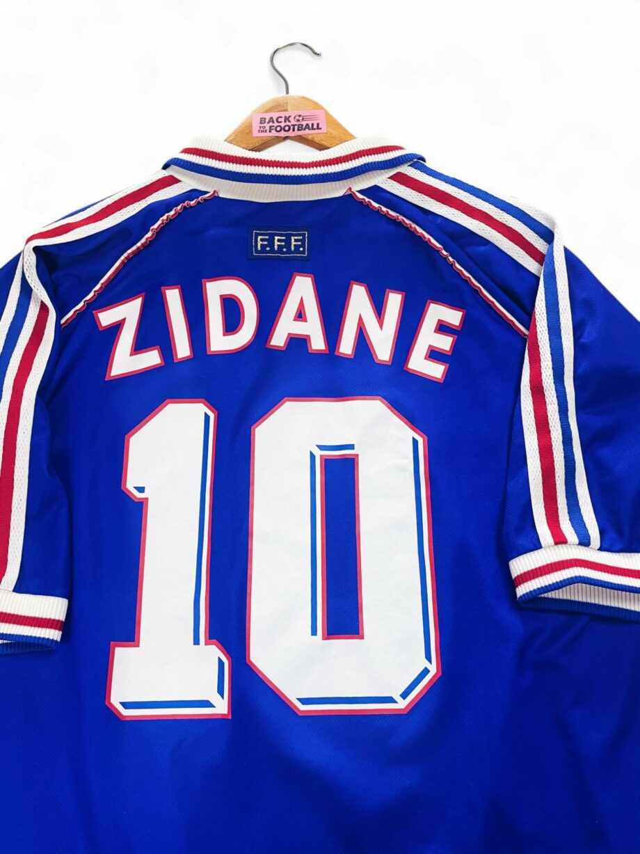 maillot vintage domicile équipe de France 1998 floqué Zidane #10