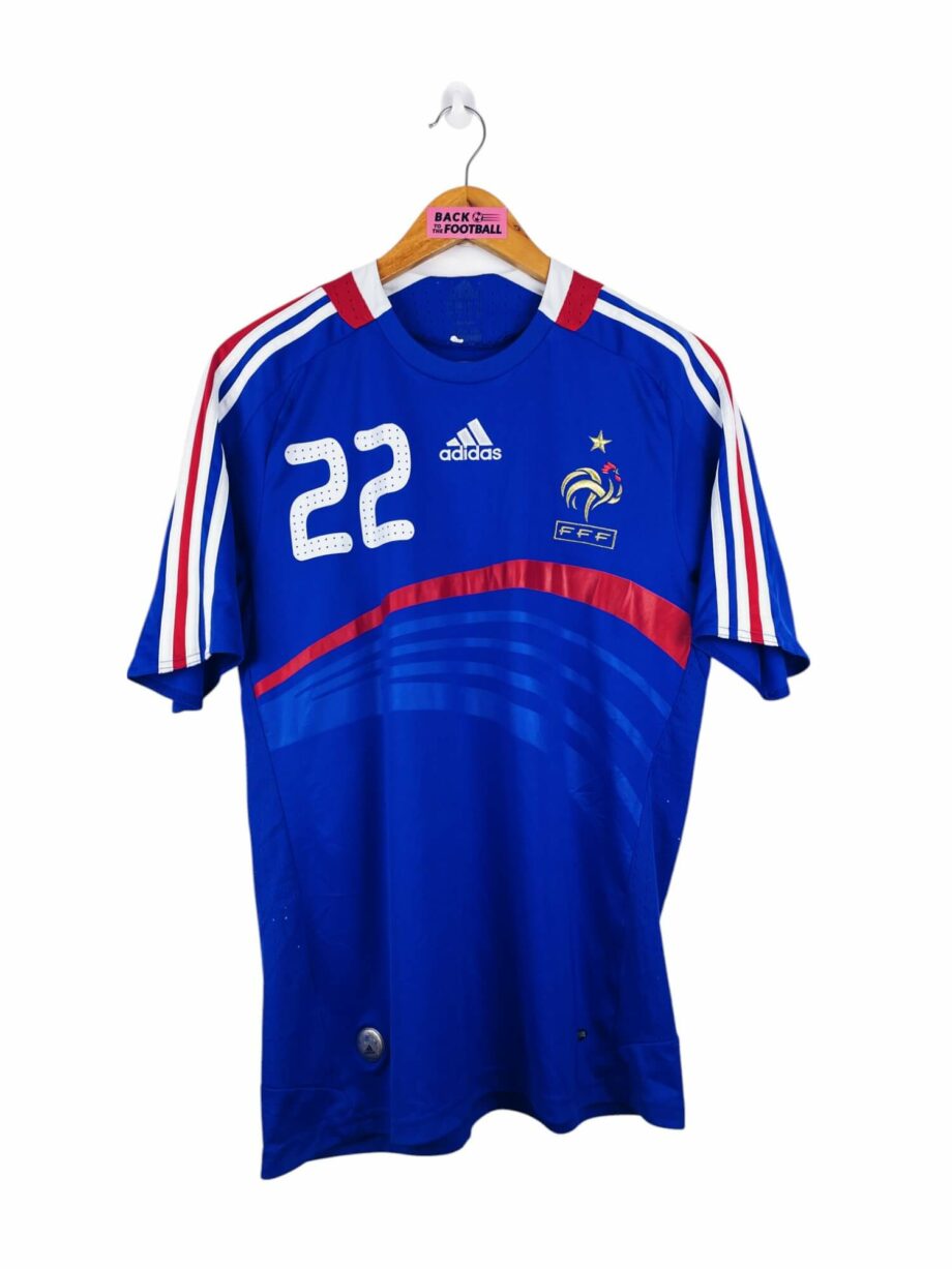 maillot vintage domicile équipe de France 2008 floqué Ribéry #22