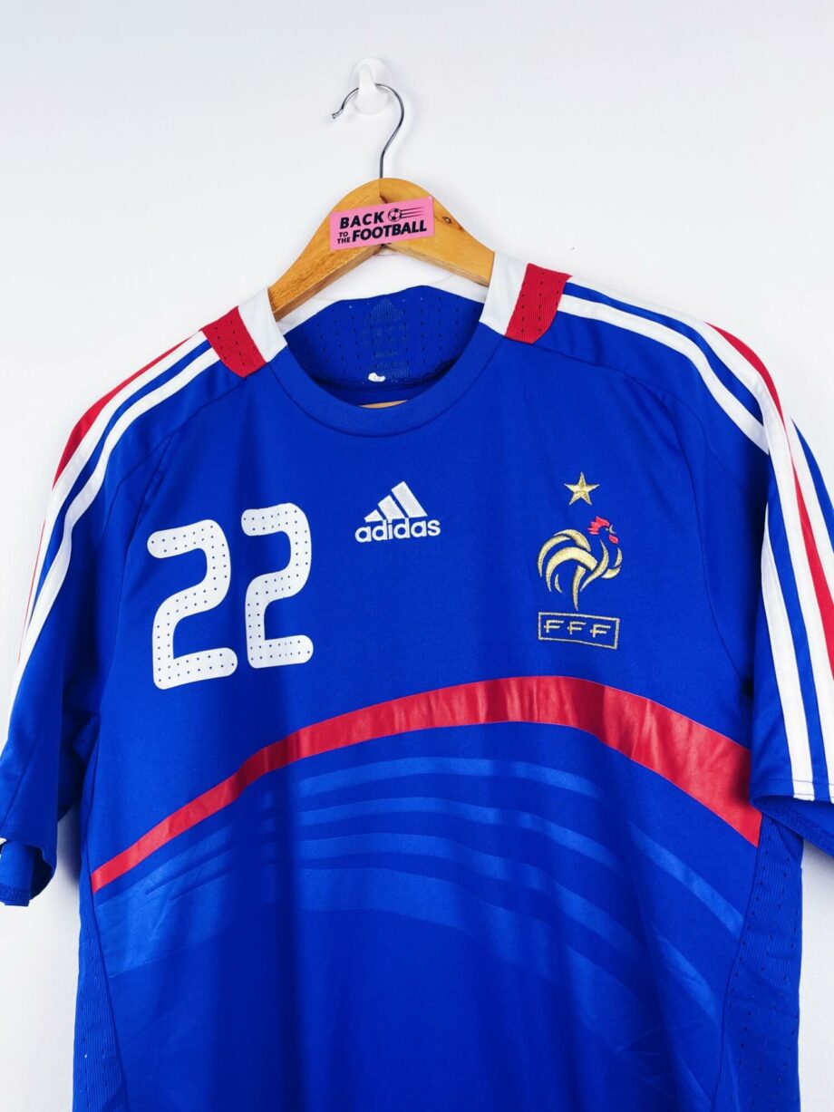 maillot vintage domicile équipe de France 2008 floqué Ribéry #22