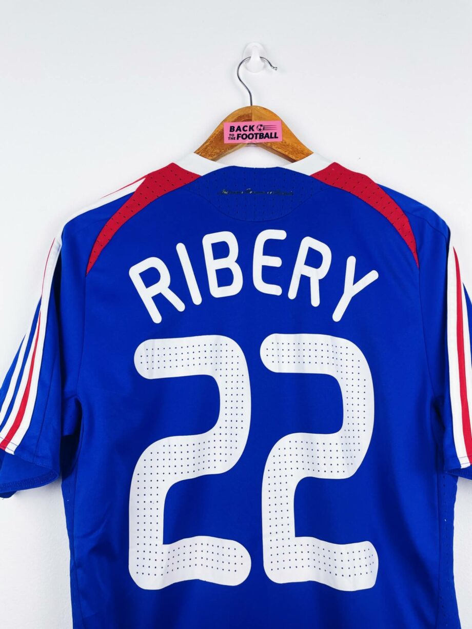 maillot vintage domicile équipe de France 2008 floqué Ribéry #22