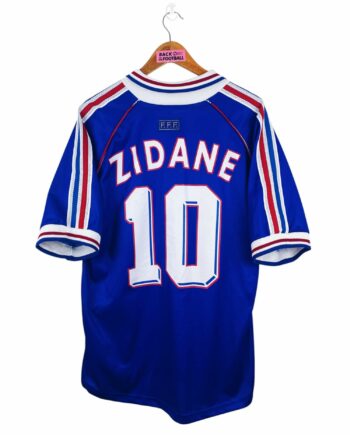 maillot vintage domicile équipe de France 1998 floqué Zidane #10