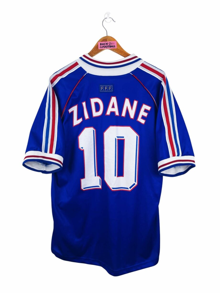 maillot vintage domicile équipe de France 1998 floqué Zidane #10