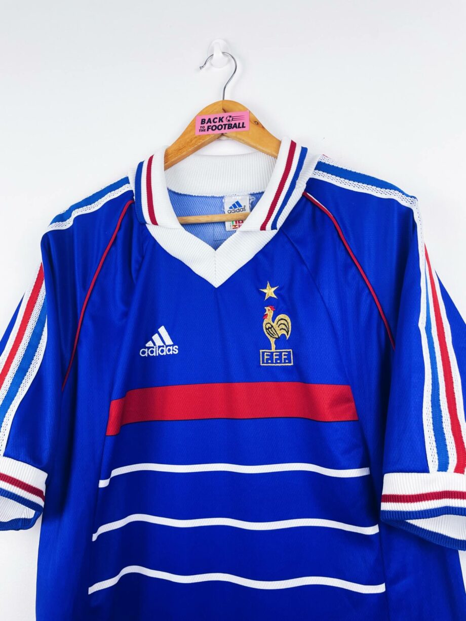 maillot vintage domicile équipe de France 1998 floqué Zidane #10