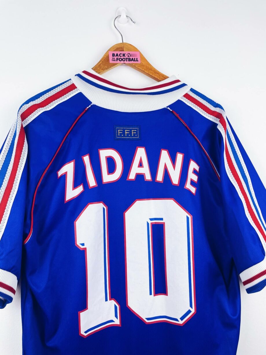 maillot vintage domicile équipe de France 1998 floqué Zidane #10