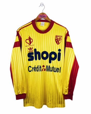 maillot vintage domicile RC Lens 1991/1992 manches longues