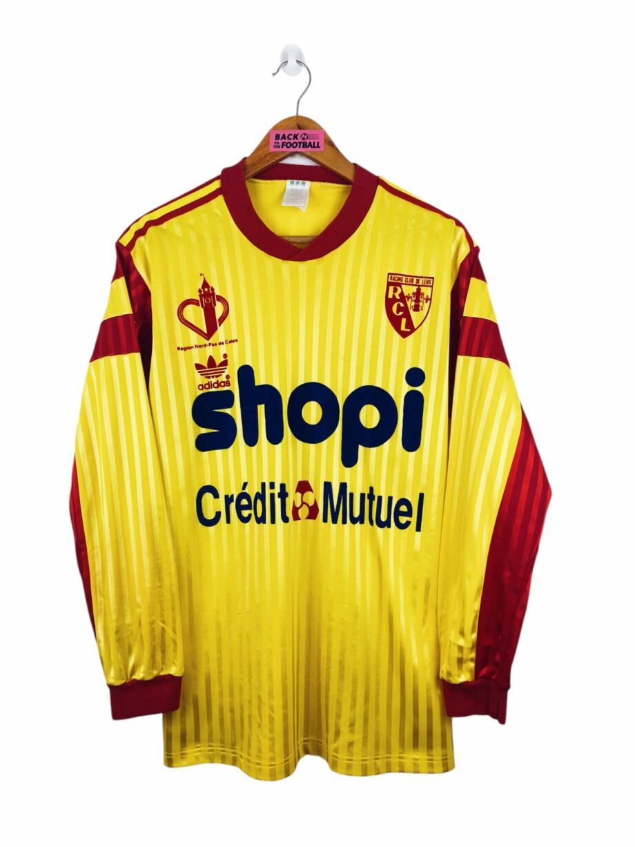 maillot vintage domicile RC Lens 1991/1992 manches longues