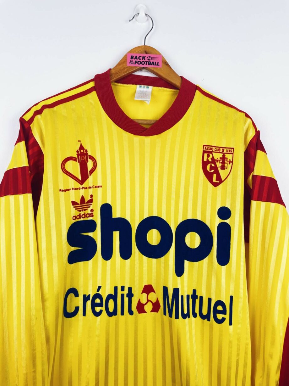 maillot vintage domicile RC Lens 1991/1992 manches longues