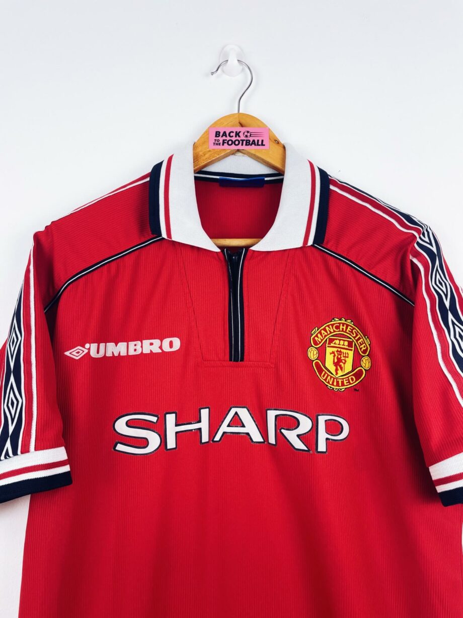 maillot vintage domicile Manchester United 1998/2000