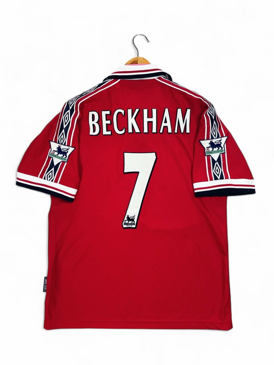 maillot vintage domicile Manchester United 1998/2000 floqué Beckham #7