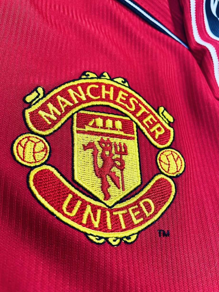 maillot vintage domicile Manchester United 1998/2000 floqué Beckham #7