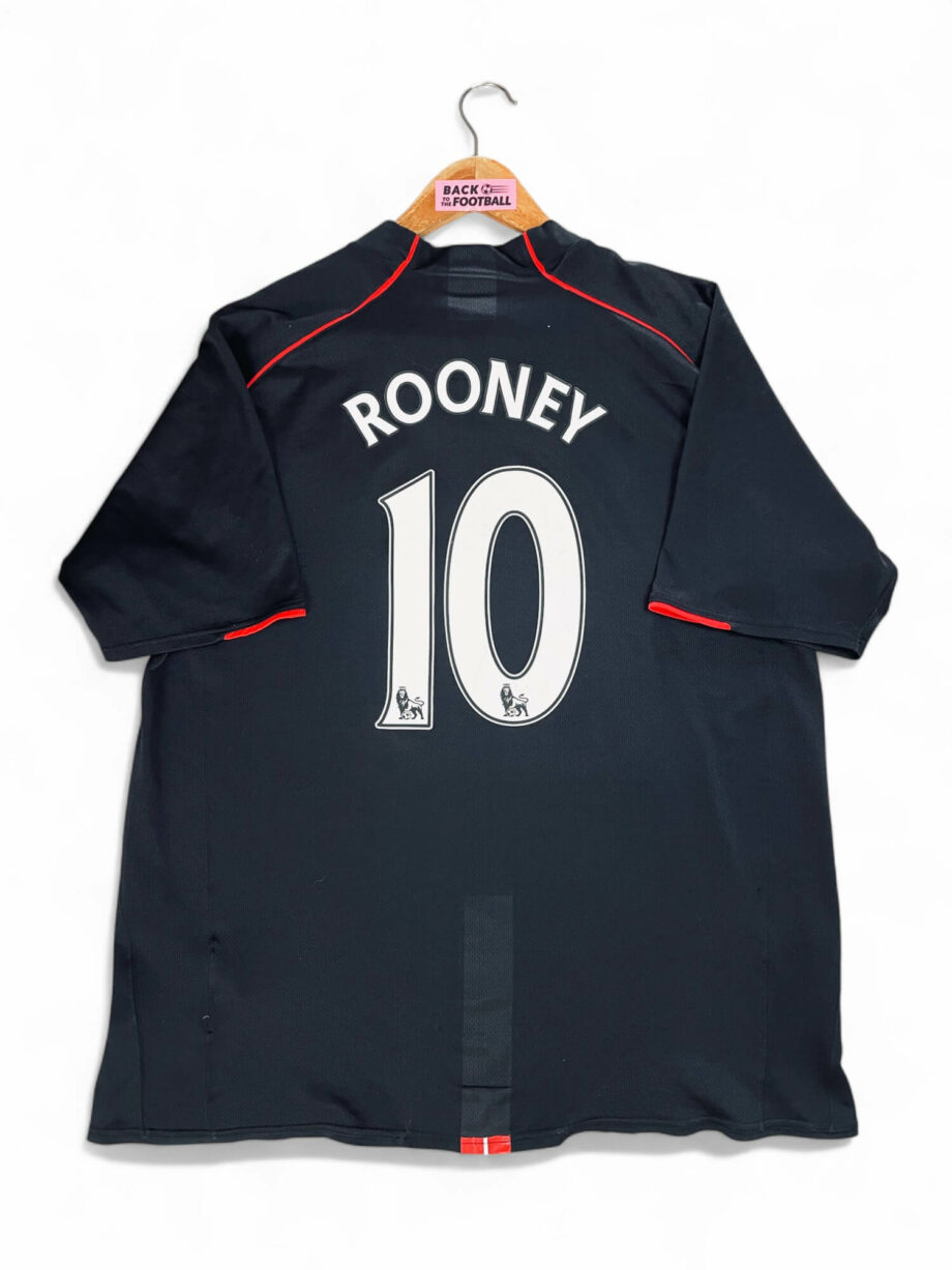 maillot vintage extérieur Manchester United 2007/2008 floqué Rooney #10