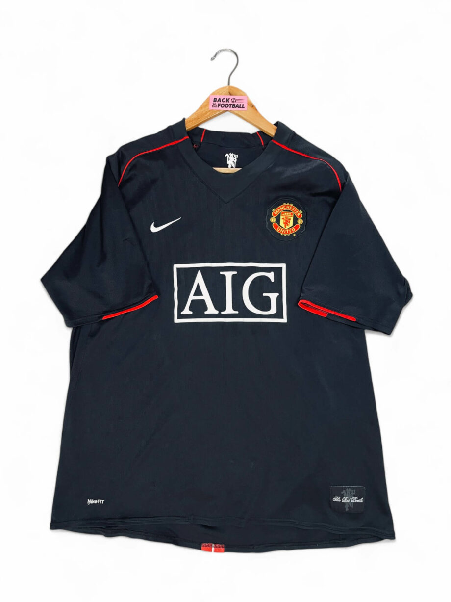 maillot vintage extérieur Manchester United 2007/2008 floqué Rooney #10