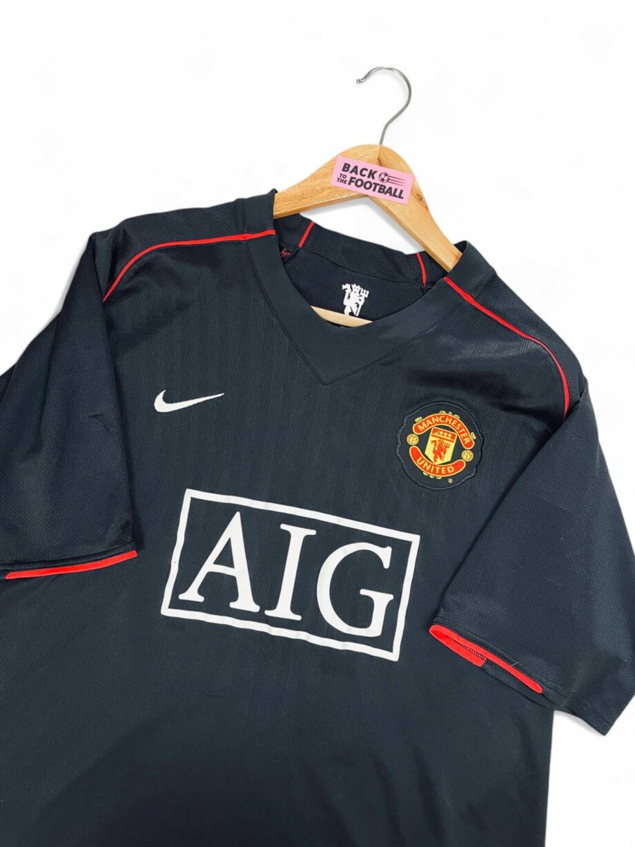 maillot vintage extérieur Manchester United 2007/2008 floqué Rooney #10