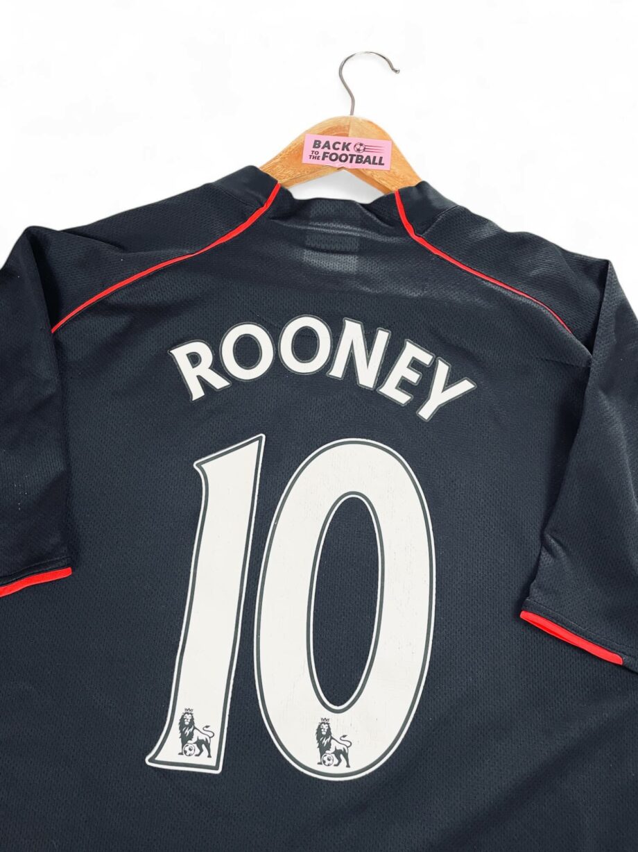 maillot vintage extérieur Manchester United 2007/2008 floqué Rooney #10