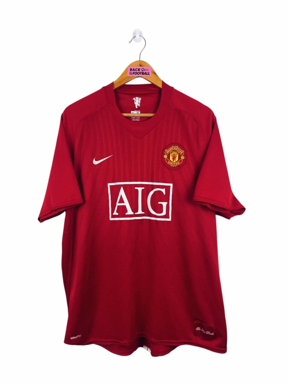 maillot vintage domicile Manchester United 2007/2009