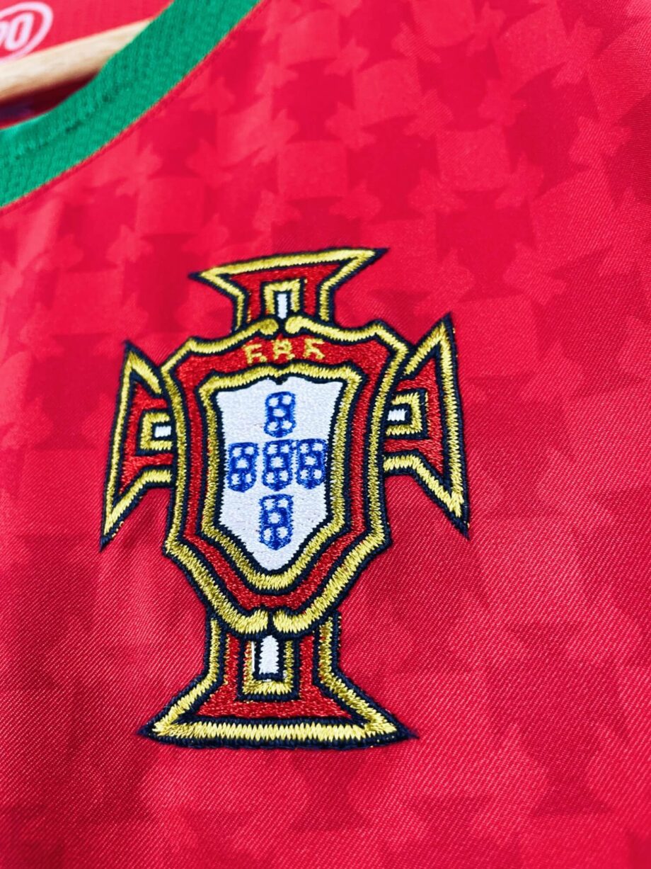 maillot vintage domicile Portugal 2004 floqué Pauleta #9