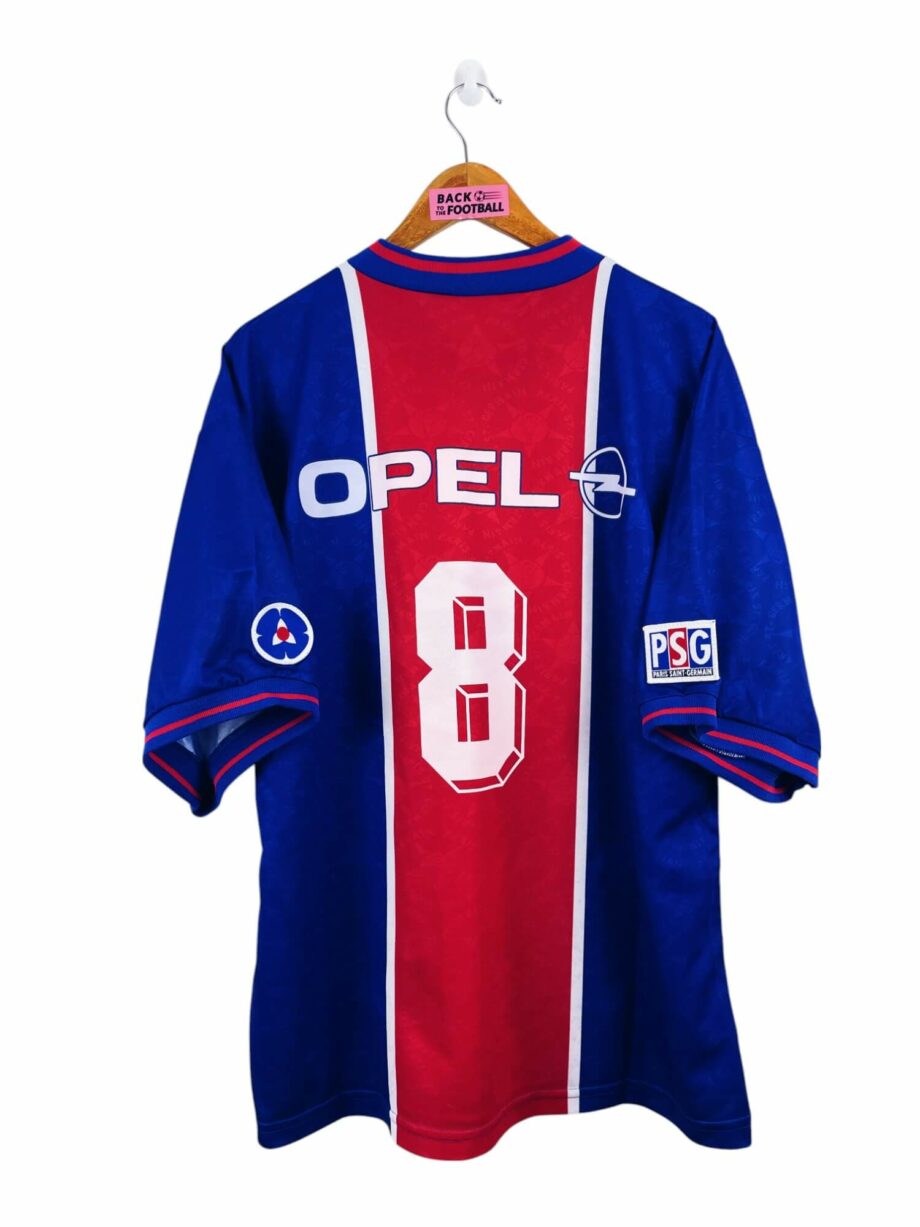 maillot vintage domicile PSG 1995/1996 floqué du numéro 8