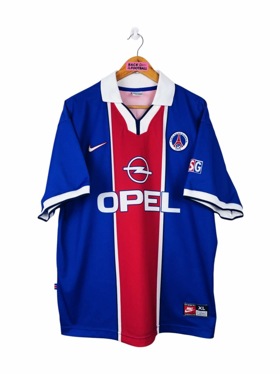 maillot vintage domicile PSG 1997/1998 floqué Simone #9