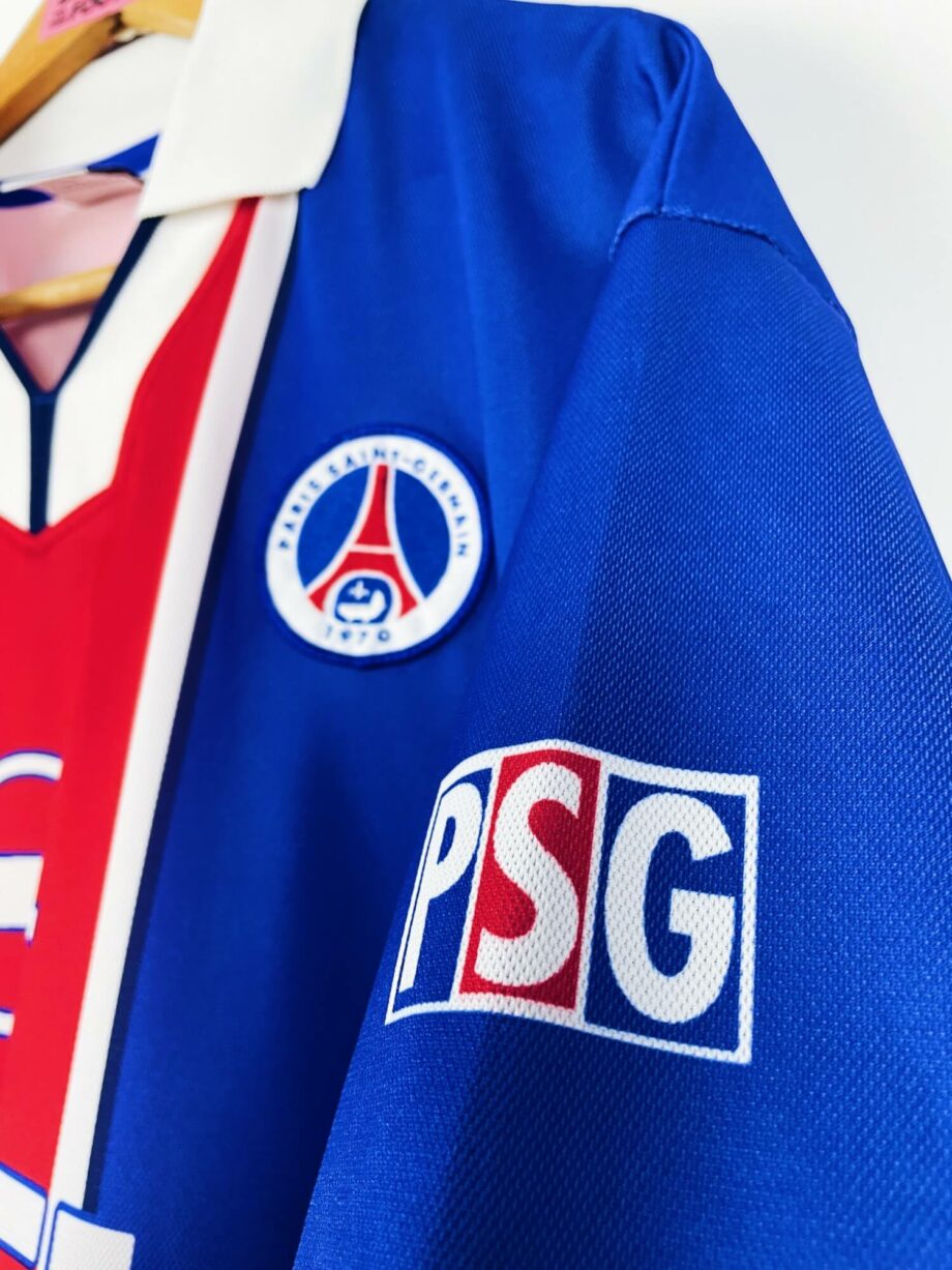 maillot vintage domicile PSG 1997/1998 floqué Simone #9