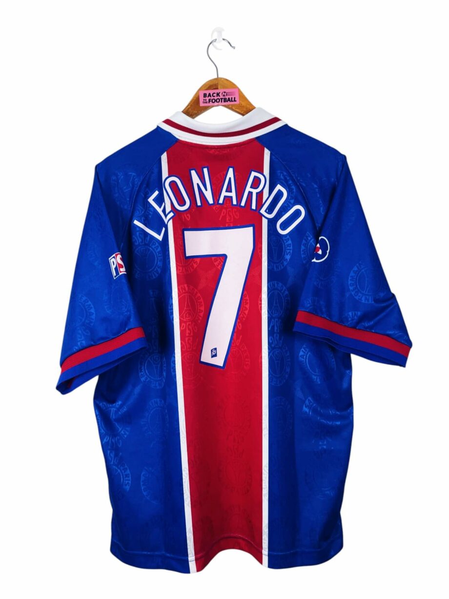 maillot vintage domicile PSG 1996/1997 floqué Leonardo #7