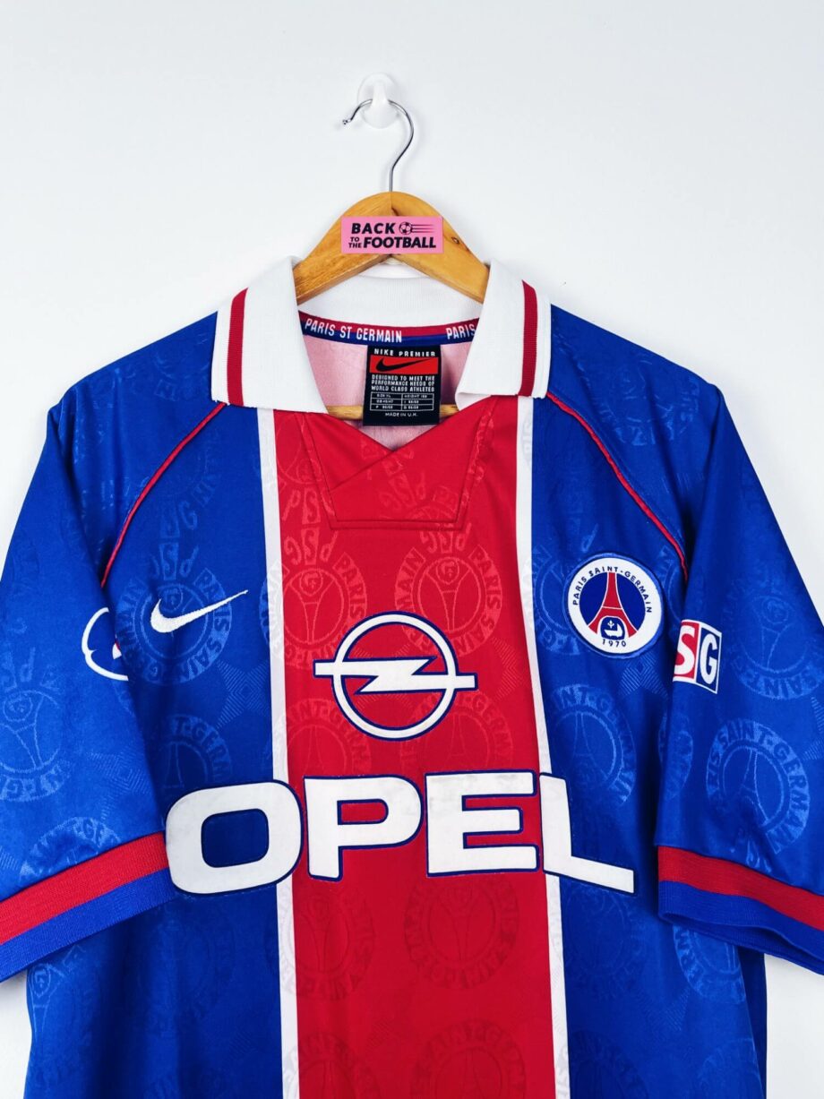 maillot vintage domicile PSG 1996/1997 floqué Leonardo #7