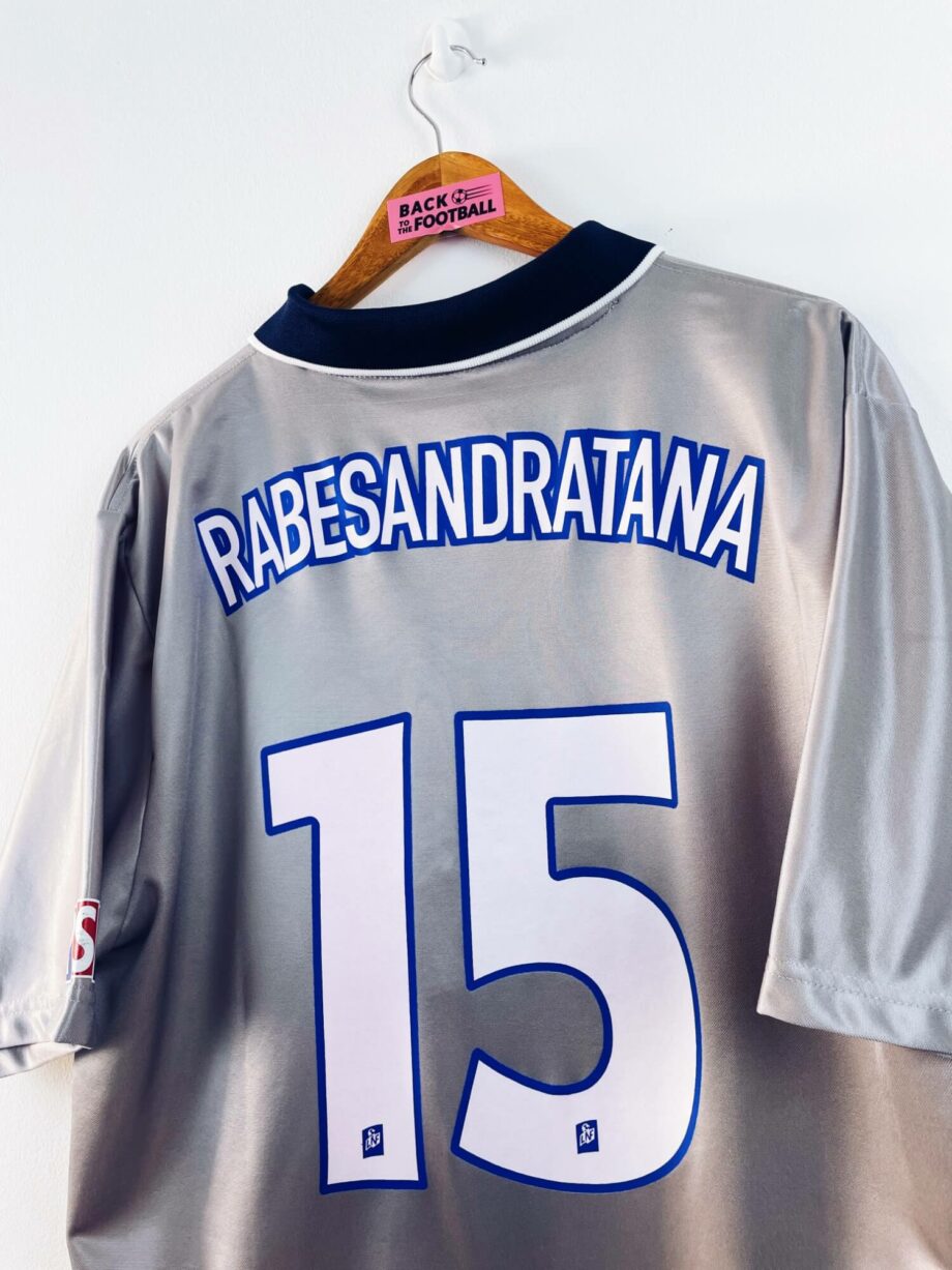 maillot vintage extérieur PSG 1999/2000 floqué Rabesandratana #15