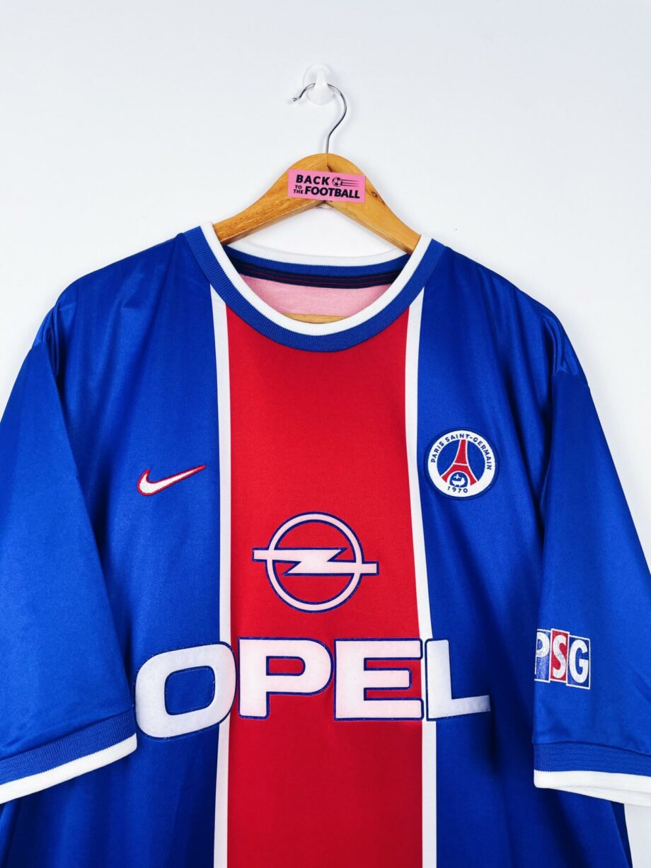 maillot vintage domicile PSG 1999/2000 floqué Cesar #5