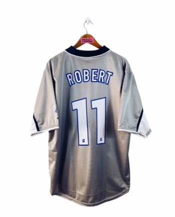 maillot vintage extérieur PSG 2000/2001 floqué Robert #11