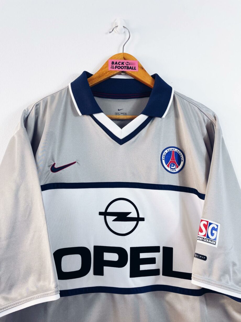 maillot vintage extérieur PSG 2000/2001 floqué Robert #11