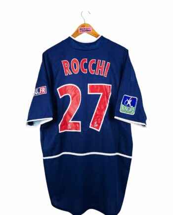maillot vintage domicile PSG 2002/2003 floqué Rocchi #27