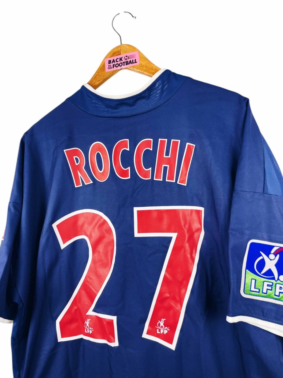 maillot vintage domicile PSG 2002/2003 floqué Rocchi #27