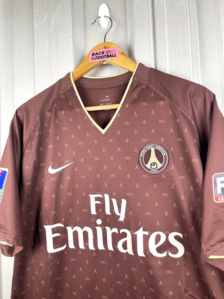 maillot vintage extérieur PSG 2006/2007 floqué Chantôme #20