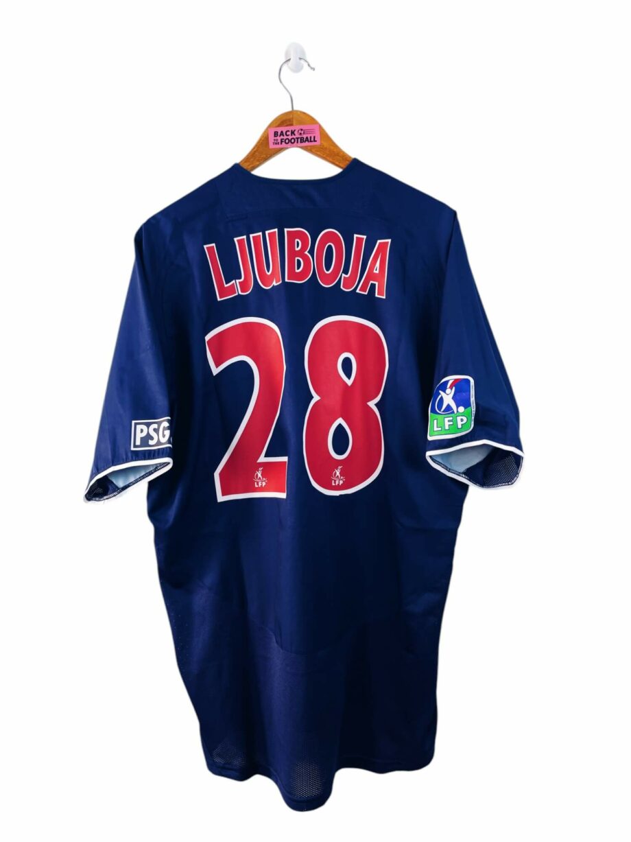 maillot vintage domicile PSG 2003/2004 floqué Ljuboja #28