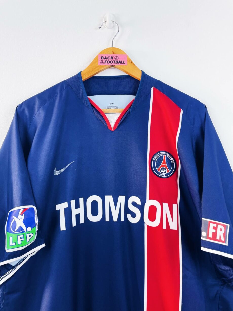 maillot vintage domicile PSG 2003/2004 floqué Ljuboja #28