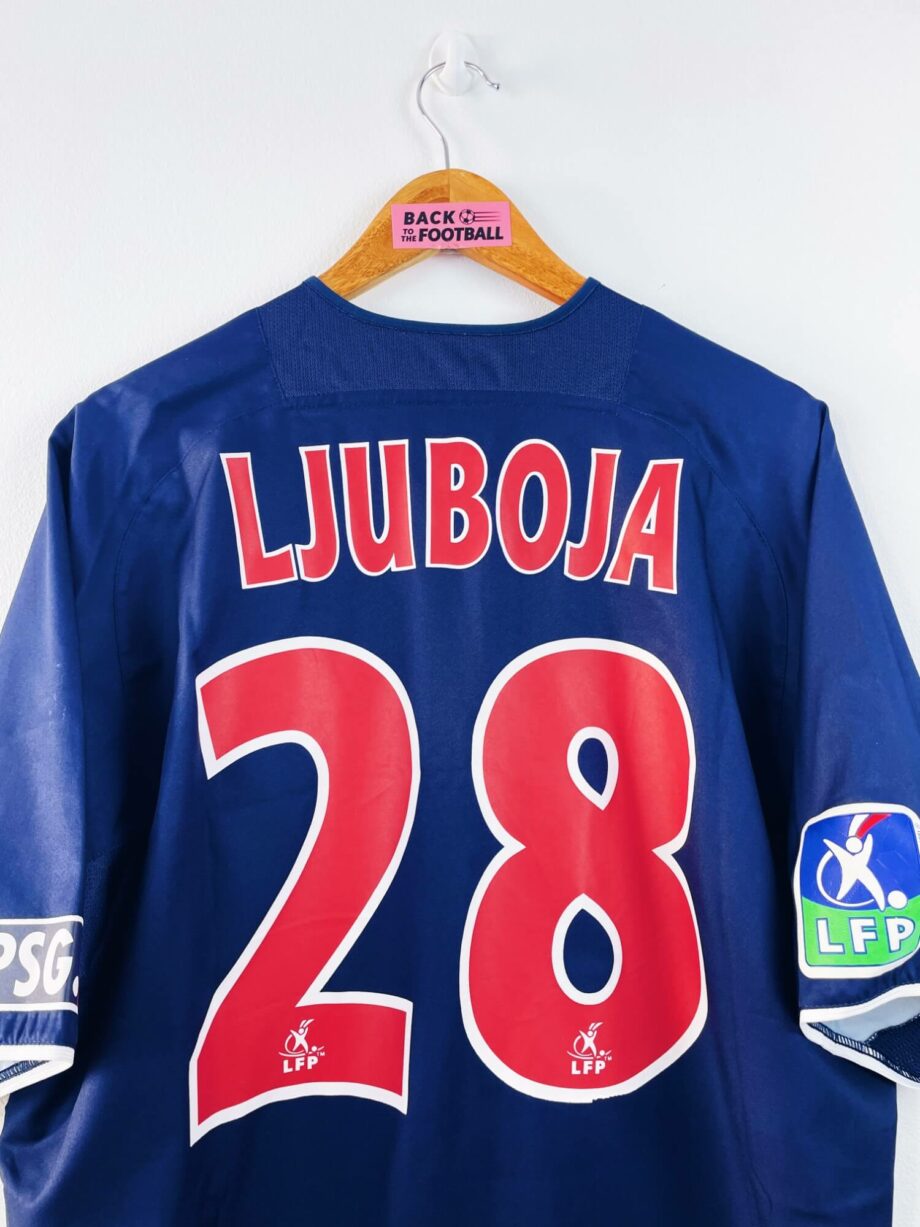 maillot vintage domicile PSG 2003/2004 floqué Ljuboja #28