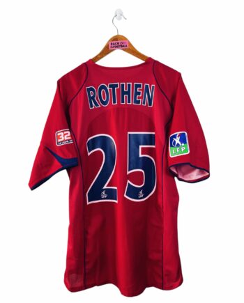 maillot vintage extérieur PSG 2004/2005 floqué Rothen #25