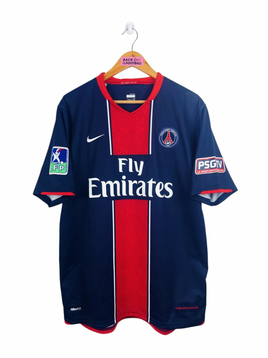 maillot vintage domicile PSG 2007/2008 floqué Pauleta #9
