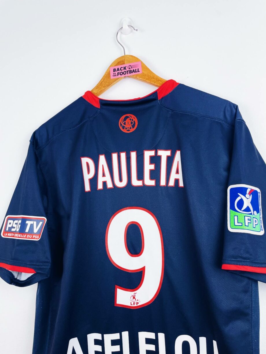 maillot vintage domicile PSG 2007/2008 floqué Pauleta #9