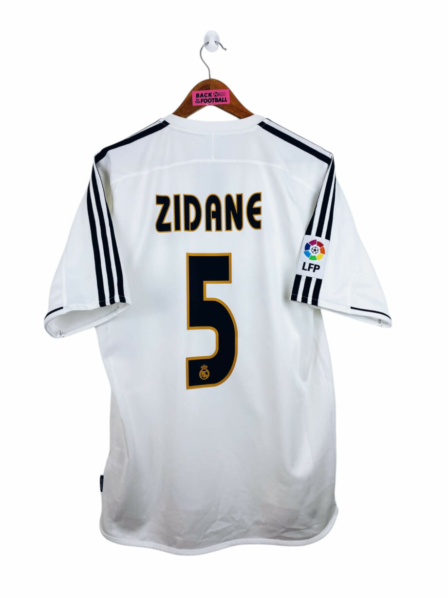 maillot vintage domicile Real Madrid 2003/2004 floqué Zidane #5