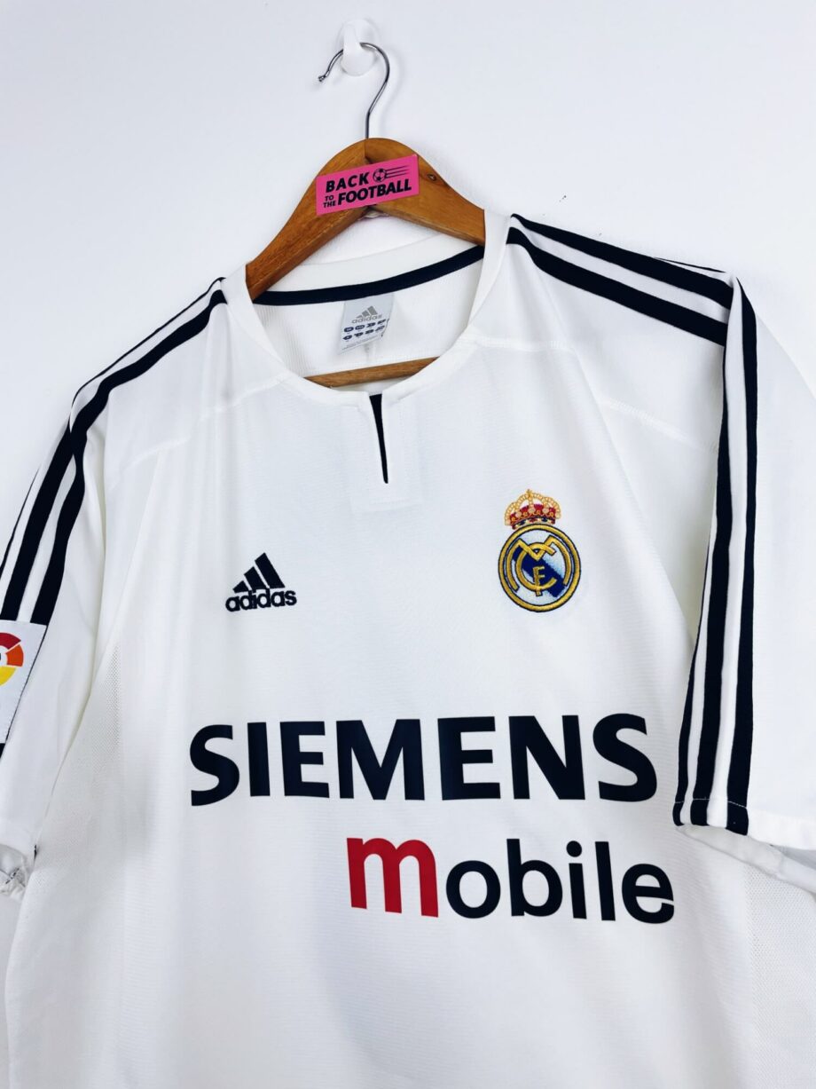 maillot vintage domicile Real Madrid 2003/2004 floqué Zidane #5