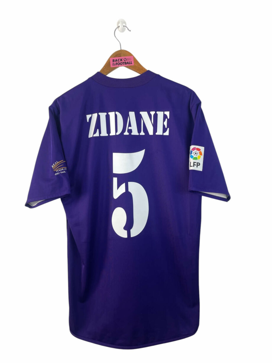 maillot vintage third Real Madrid 2002/2003 centenaire floqué Zidane #5
